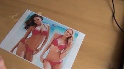 Miranda Kerr e Candice Swanepoel, sborrata