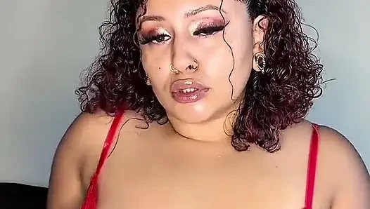 Sexy Latina Playing Solo