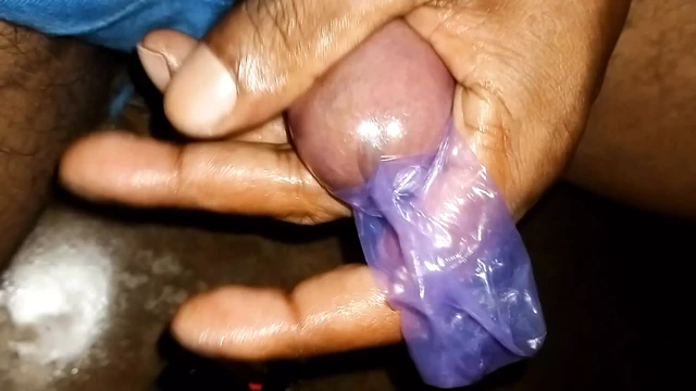 Condom use masturbation video