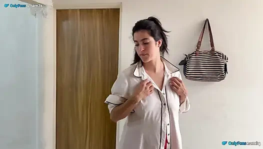 The Nanny Gets Stuck in the Refrigerator and Her Boss Helps Her