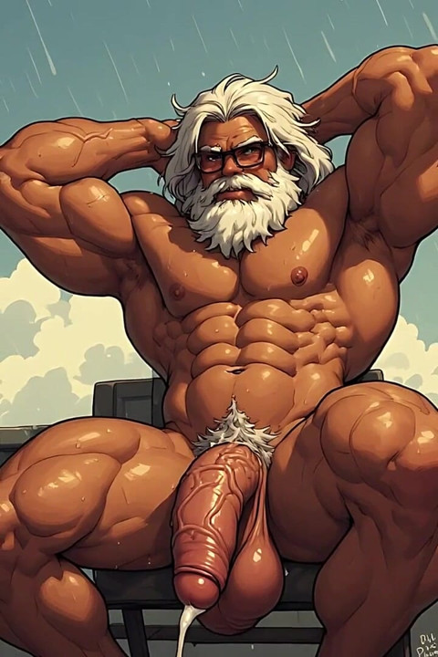 Rooftop Nude Hunks Art