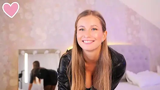 Showed Her Tight Pussy