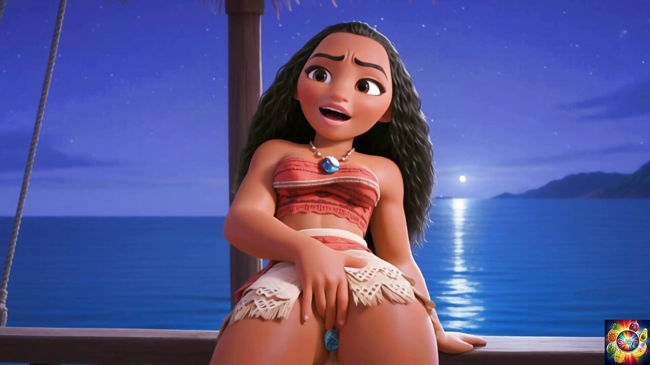 Moana obejmuje prawdziwą miłość - ai animacja ASMR
