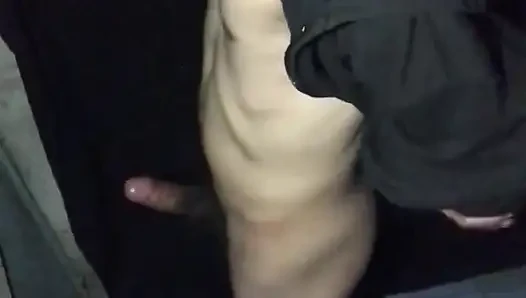 Pembe, yağlı ve sütlü penis