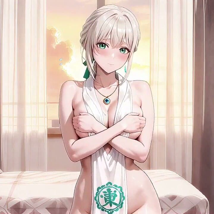 From Kneeling Glances to Leaning Provocations, the Hot Drink Nearly Spills While Her Eyes Lock Onto You