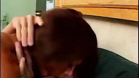 Hot babe with big tits gets pumped with huge cock in her pussy