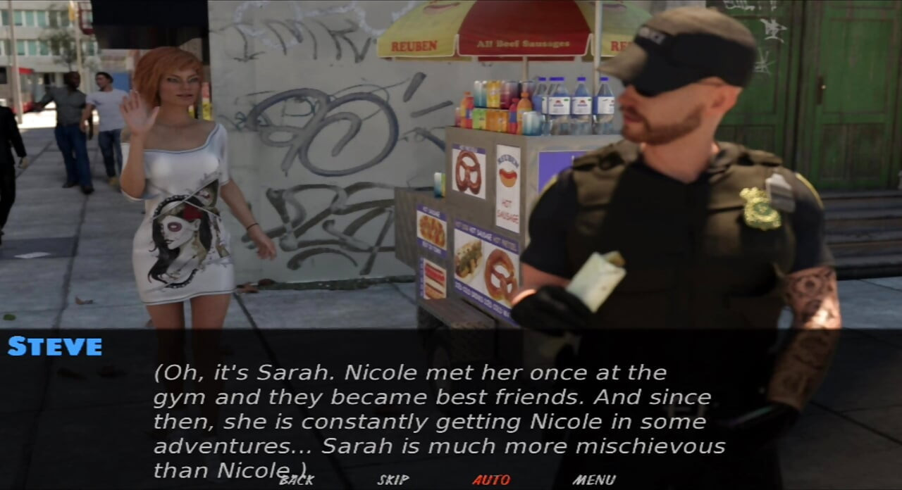 Exciting games #2 - Steve got a sprise for Nicole