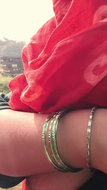 Emotional moment from "Indian village girlfriend Fucked Outdoor badly by his Ex boyfriend Hindi sex video"