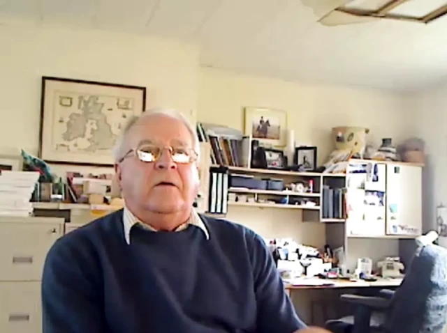 Handsome Grandpa wanking