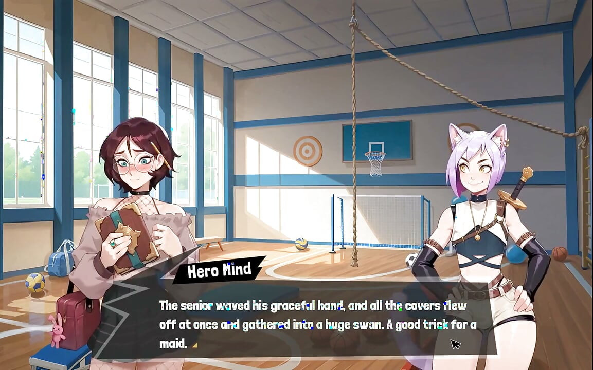 Femboy Futa House Futanari Hentai Game Ep.18 Cheerleader Anal Fuck i omklædningsrummet!