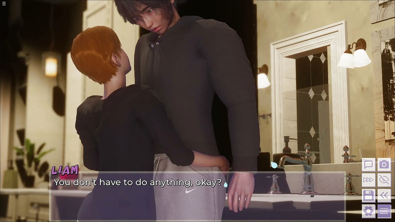 18 Plus Boy Sucking His School Teacher Huge Cock In Bathroom