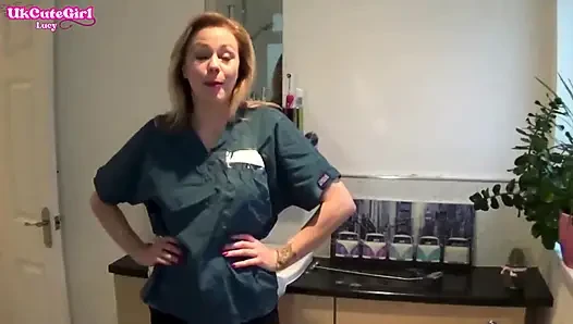 Latex Glove JOI in the Dental Chair Naughty Nurse POV