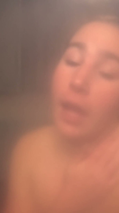 Girl sharing my cock with her faggot roommate to cum on his pathetic face | Clip 3