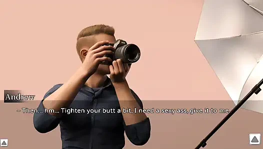 Ibu tiri lagi sendirian di kamar, diam-diam sama fotografer di ranjang