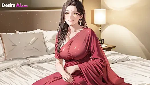 Big Cock Makes Teacher Cream Moaning Until Her Thighs Are Dripping -AI Generated