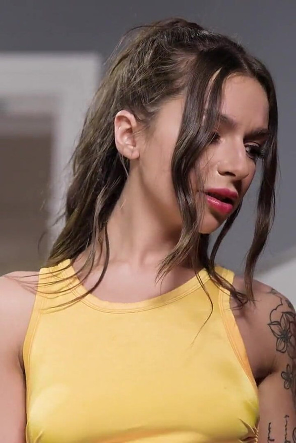 Adult Time - Pervert Janitor Hides in Locker Room but April Olsen Catches Him & They Fuck Hard