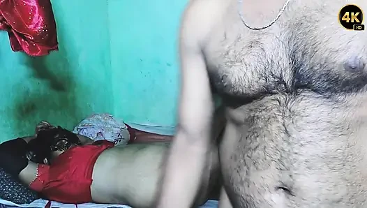 Desi Mom Riding on Boyfriend, Doggy style Hindi Audio