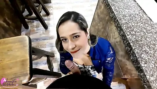 I meet a girl by chance but I find her so sexy that without thinking I made her a proposal to fuck her - Porn in English