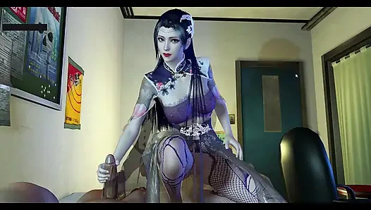 Богиня огня и попки - 3D анимация, хентай