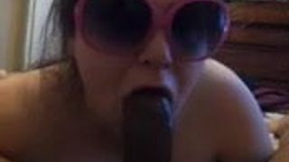 cock slut wife loves sucking my cock at any time