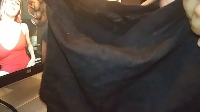 She lends me her dirty shorts after going to a party