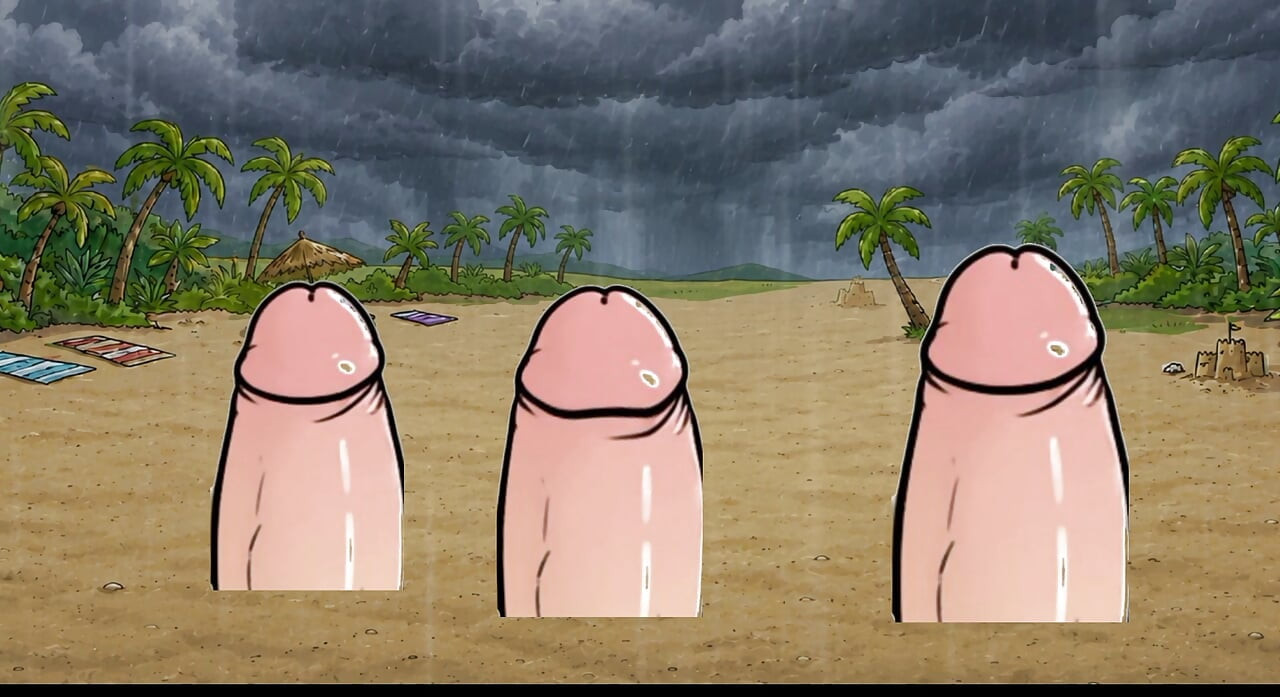 Dicks live in the beach too.
