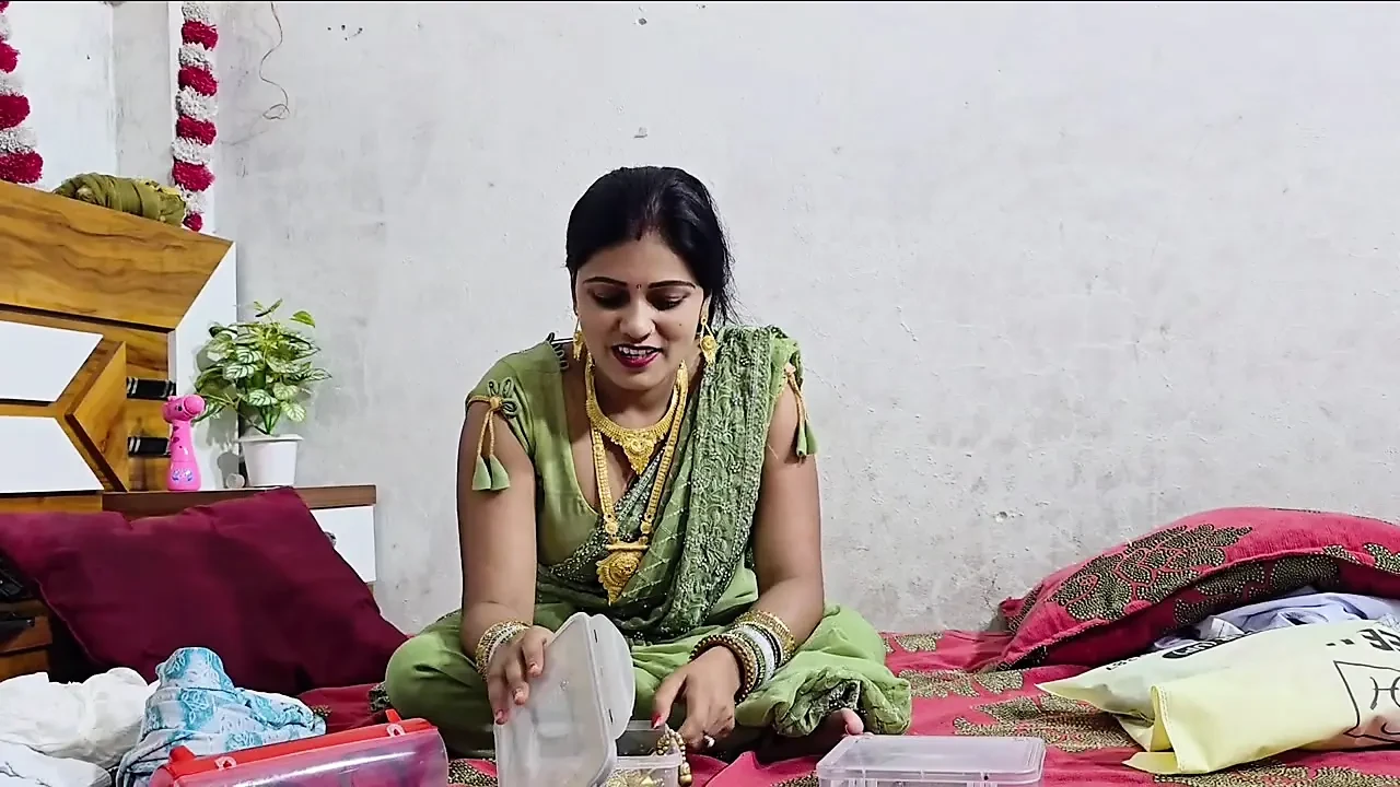 Indian Beautiful Wife Calm Angry Husband With Massage