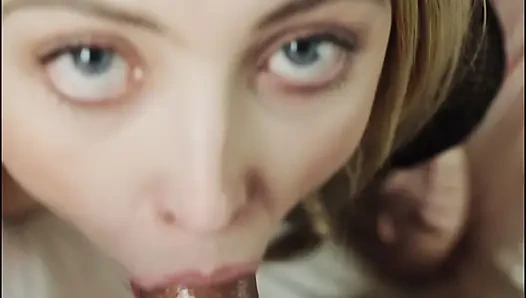 Cute British Blonde Lottie Lou POV Blowjob