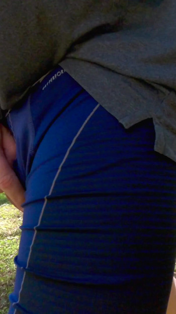 Must-see moment from "Out for a run with my cock popping out of my shorts"