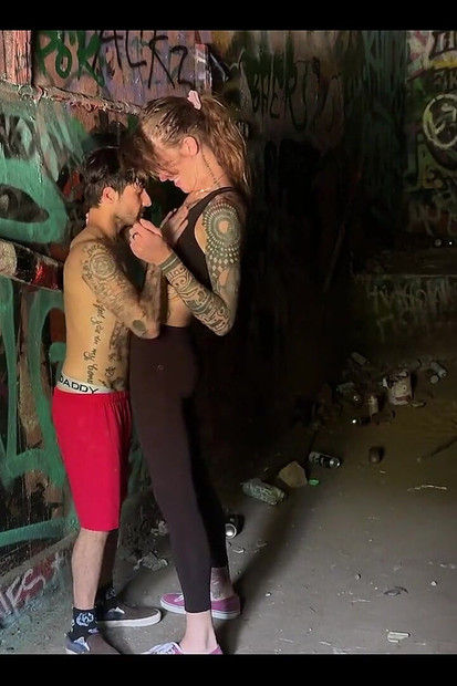 Trans Girl Public Fucking of a Trans Man in an Abandoned Powerplant