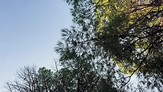Açık havada şehvetli seks ve acele yok - samimi amatör çift