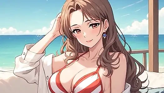 Ai Генерируемый мультфильм контент, видео без цензуры 18-летней аниме-девушки, 3D мультфильм крупным планом от Kiidzy Animates