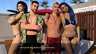 Werden Sie Rockstar: geile nasse Menschen im Bikini am Pool - s3e5