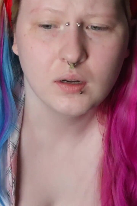 Stepdaddys Lil Slut Gets Caught Smoking
