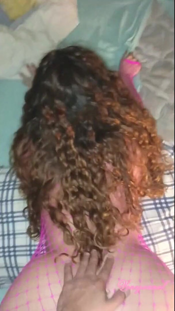 Thrilling moment from "Big ass latina gets a full load of cum inside her pussy"