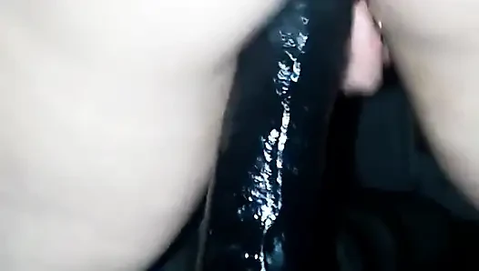 Big black double dildo part2