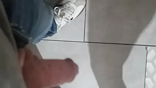 Cock and Balls beat with spatula  hard