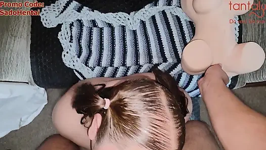 Boneka seks "Scarlett" yang realistis oleh tantaly disetubuhi saat lubang pantatku dihancurkan