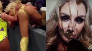 Wwe Charlotte Flair, трибьют спермы, подборка