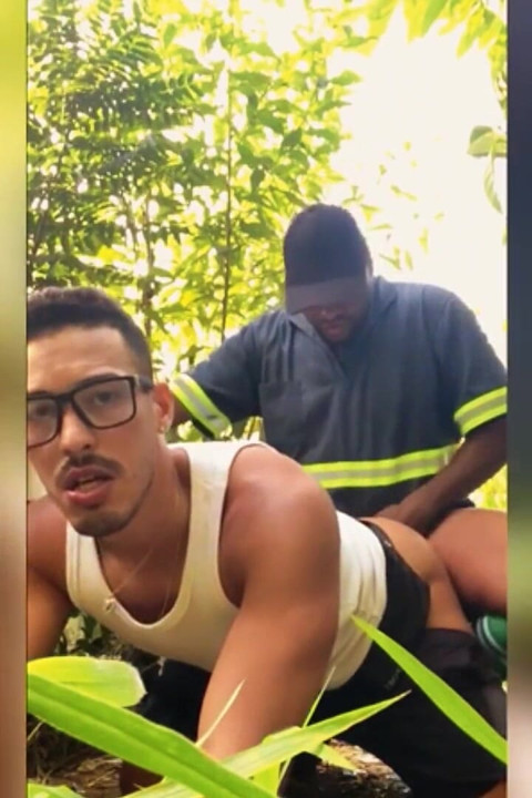 Workers Eating Colleague's Ass and Cumming in His Mouth