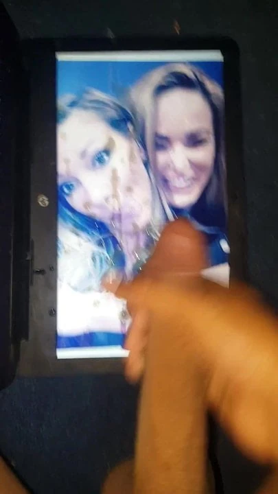 Double cum tribute for Katie Cassidy & Caity Lotz