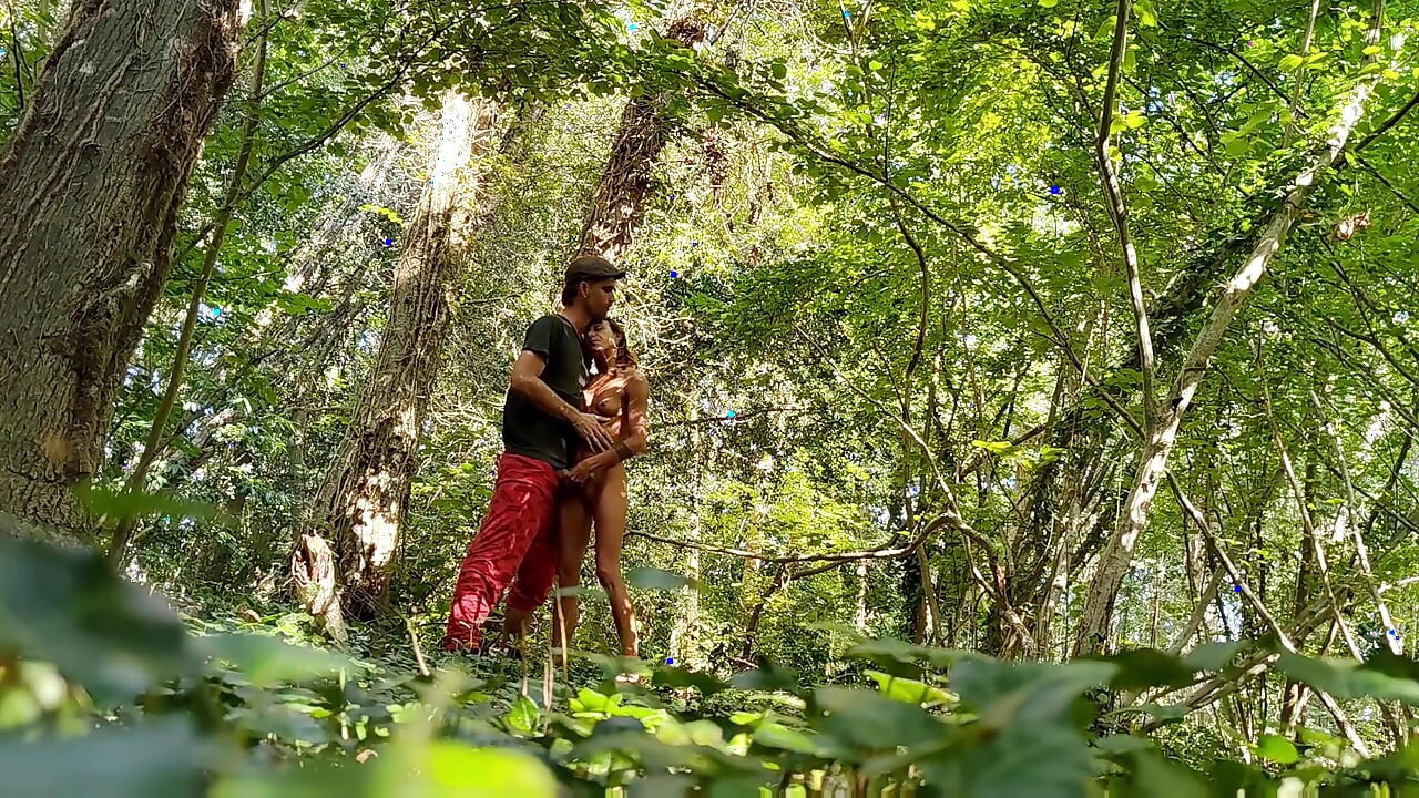Hot encounter in the brittany woods