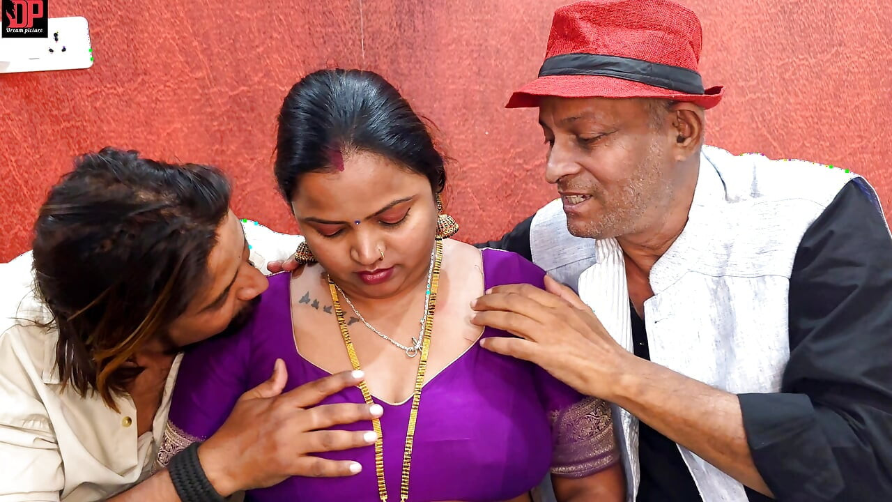 Indian Asian Uncle stepdaughter and Youngson Threesome Hardcore Indian style fucking Video
