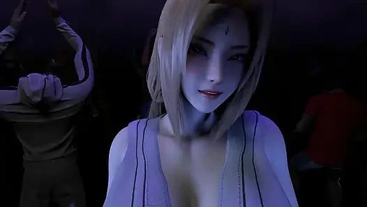 Tsunade cos at the Nightclub