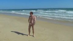 Pálida pele na praia