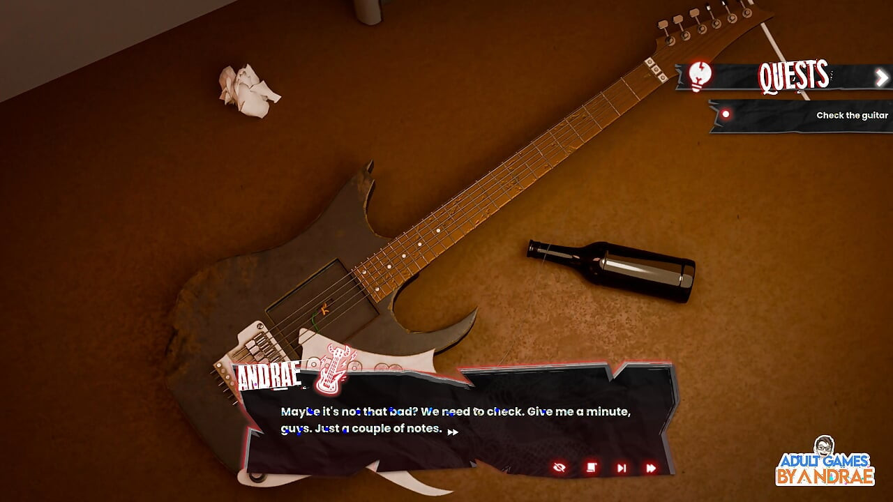 Sex, Sin & Rock'n'roll Gameplay Part 1 - Van Crash, Motel Stop & a Strange New Beginning