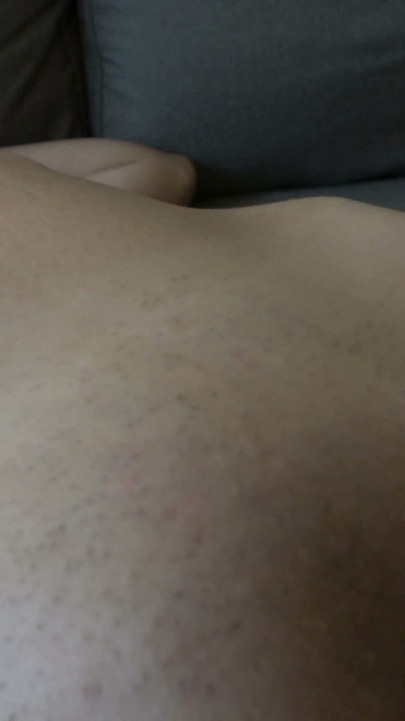 Her belly bulges with penetration of massive dildo (near end of video) | Clip 1