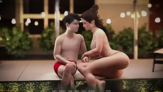 Japanese Stepmom Riding 18 Plus Stepson Hiro Big Cock