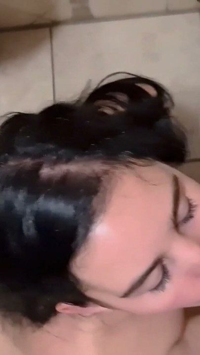 Ass rimming, blowjob with cum facial and piss the cum off her face | Clip 1