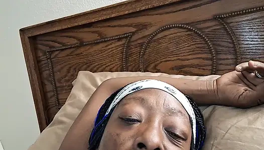 Echte nymphomanin, blau, böse